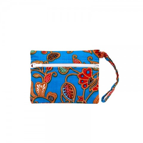 Batik Tissue Pouch with Zipper Pocket