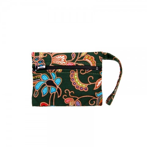Batik Tissue Pouch with Zipper Pocket