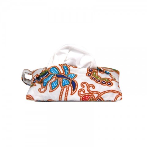Batik Tissue Pouch with Zipper Pocket