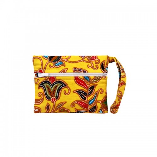 Batik Tissue Pouch with Zipper Pocket