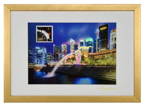 Iconic Landmarks of Singapore Collection II - Merlion Artprint