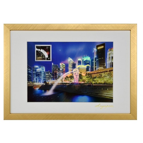 Iconic Landmarks of Singapore Collection II - Merlion Artprint