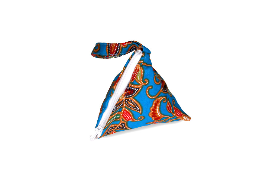 Batik Coin Pouch Blue Batik Coin Pouch Blue