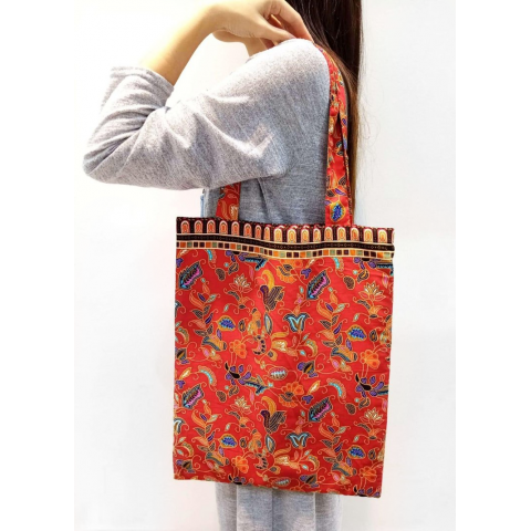 Batik Scrunchies and Tote Bag Gift Set